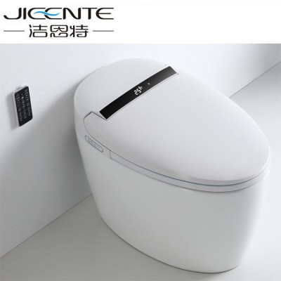 2020 Fashion Luxury Automatic Open and Flush Smart Bidet Egg Shaped Toilet